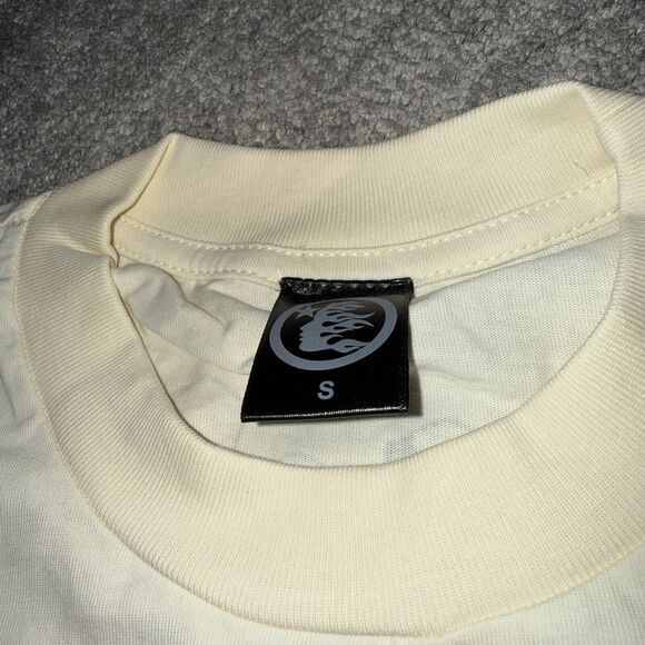 Hellstar Studios Records New Short Sleeve T-Shirt Cream Small Path To Paradise - Picture 6 of 6